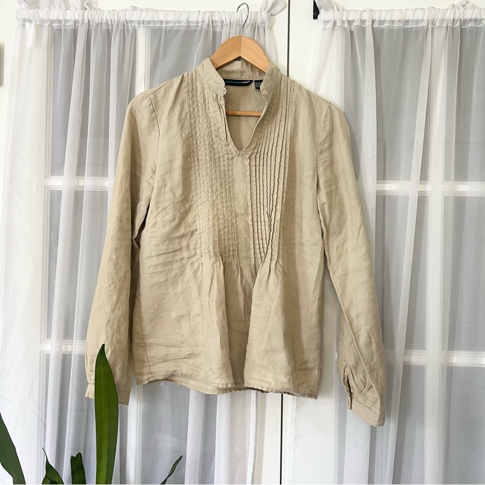 Vintage Saint Tropez West Linen Shirt Size Small